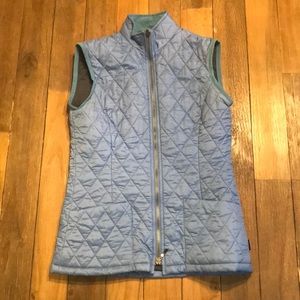 Blue Barbour riding vest